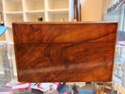 Lot 309 - A Victorian parquetry work box