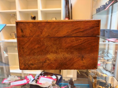 Lot 309 - A Victorian parquetry work box