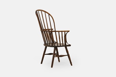 Lot 132 - An ash and elm Windsor chair
