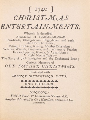 Lot 34 - Zaehnsdorf Binding: [MERRYMAN, Dick]: Christmas Entertainments.