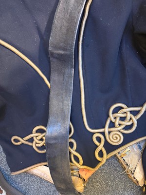 Lot 384 - A Royal Horse Artillery Captain's dress jacket and busby hat