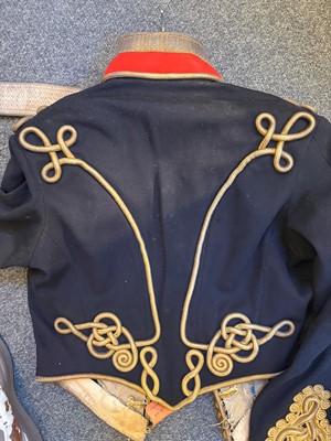 Lot 384 - A Royal Horse Artillery Captain's dress jacket and busby hat