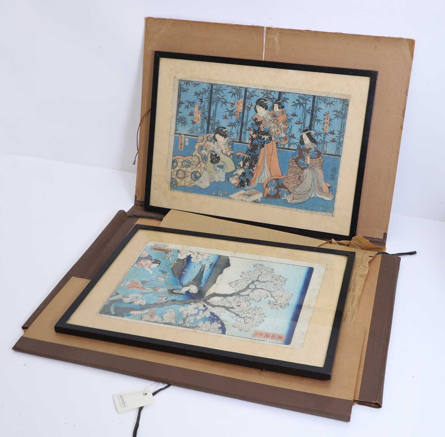 Lot 68 - A large collection of woodblock prints