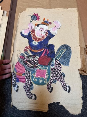 Lot 68 - A large collection of woodblock prints
