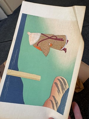 Lot 68 - A large collection of woodblock prints