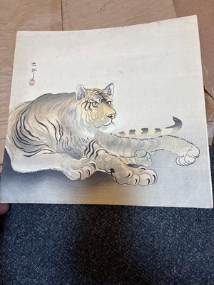 Lot 68 - A large collection of woodblock prints