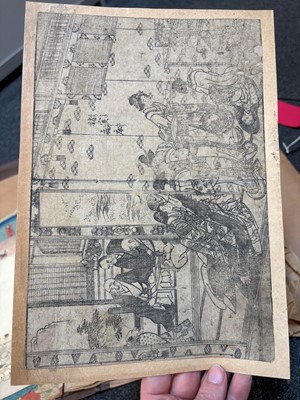 Lot 68 - A large collection of woodblock prints