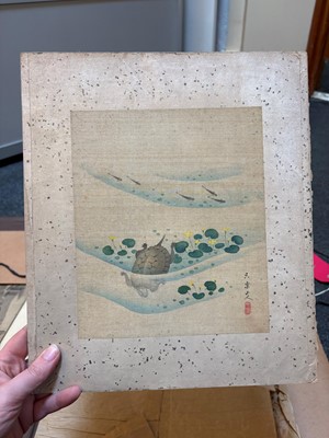 Lot 68 - A large collection of woodblock prints
