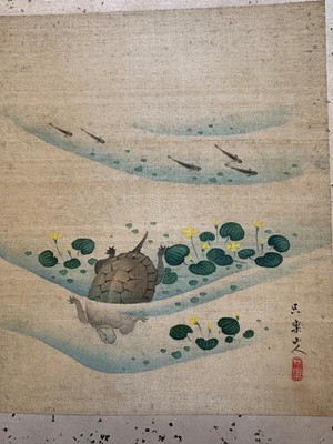 Lot 68 - A large collection of woodblock prints
