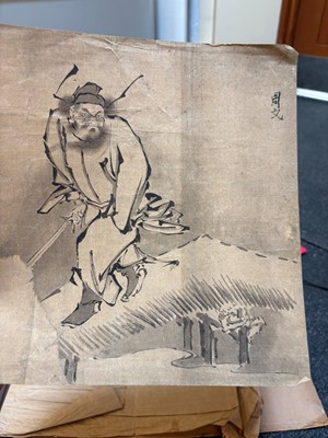Lot 68 - A large collection of woodblock prints