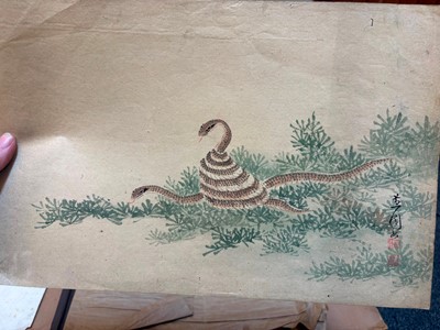 Lot 68 - A large collection of woodblock prints