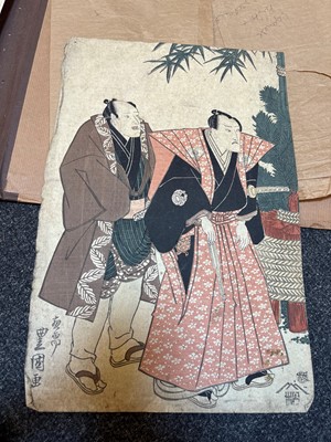 Lot 68 - A large collection of woodblock prints