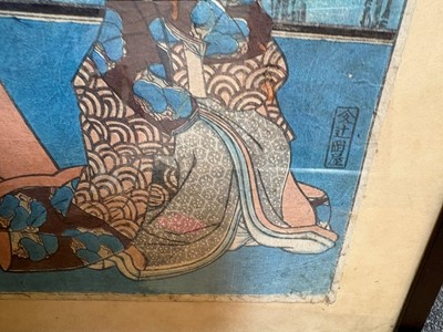 Lot 68 - A large collection of woodblock prints