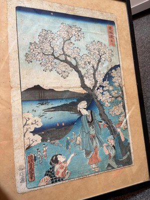 Lot 68 - A large collection of woodblock prints