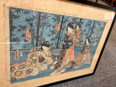Lot 68 - A large collection of woodblock prints