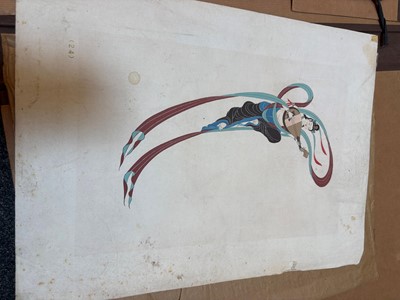 Lot 68 - A large collection of woodblock prints