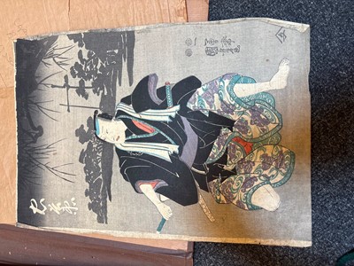 Lot 68 - A large collection of woodblock prints