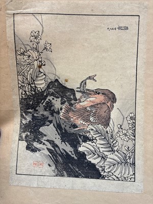 Lot 68 - A large collection of woodblock prints