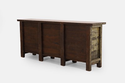 Lot 187 - A Chinese hardwood sideboard