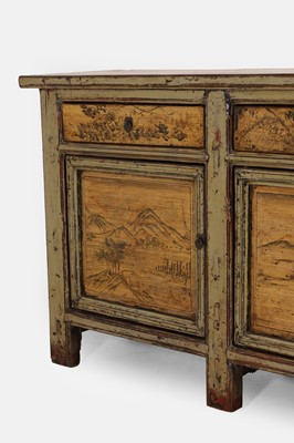 Lot 187 - A Chinese hardwood sideboard