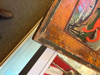Lot 301 - A Russian icon of the Archangel Michael