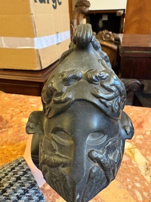 Lot 252 - A bronze bust of Ajax the Great