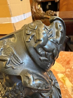 Lot 252 - A bronze bust of Ajax the Great
