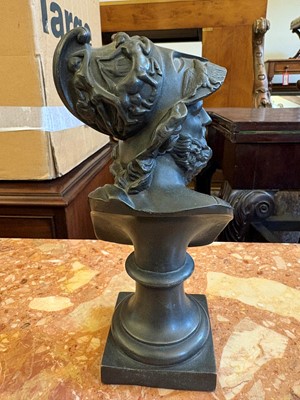 Lot 252 - A bronze bust of Ajax the Great