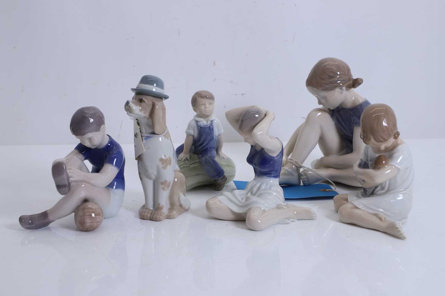 Lot 103 - A collection of Royal Copenhagen figures