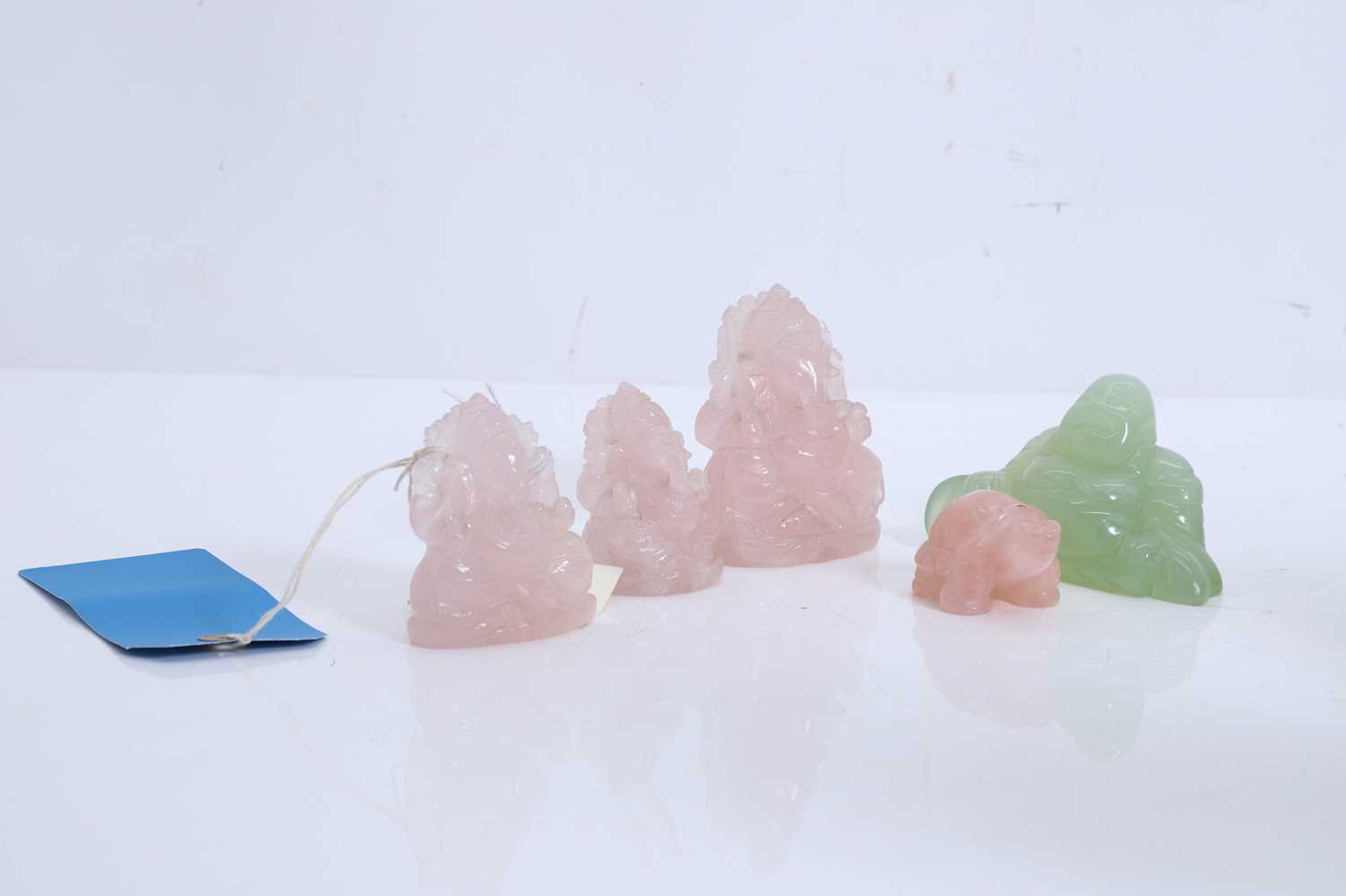 Lot 78 - A collection of jadeite carvings