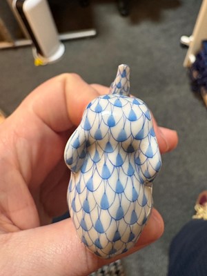Lot 105 - Four Herend model elephants