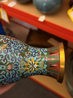 Lot 89 - A collection of Chinese cloisonne