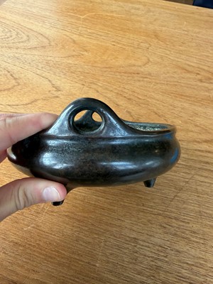 Lot 88 - A Chinese bronze censer