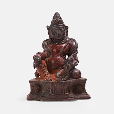 Lot 59 - A Tibetan bronze figure