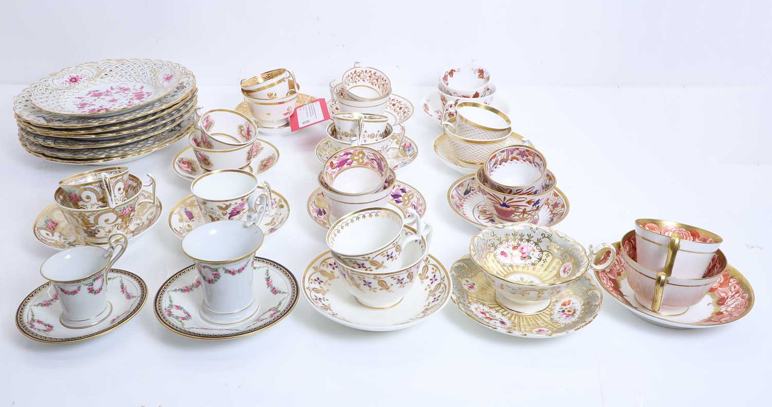 Lot 111 - A collection of Spode porcelain trios