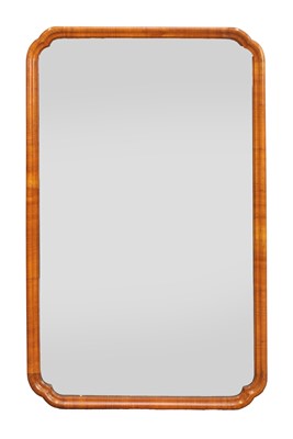 Lot 492 - A George I style walnut mirror