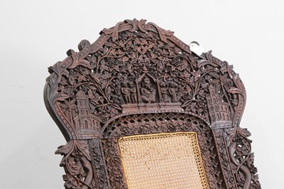 Lot 510 - An Anglo-Indian or Indo-Portuguese folding chair
