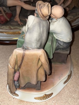 Lot 314 - Four Capodimonte figure groups