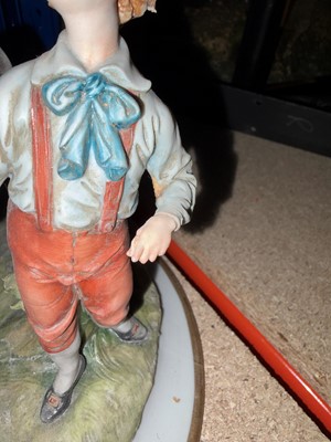 Lot 314 - Four Capodimonte figure groups