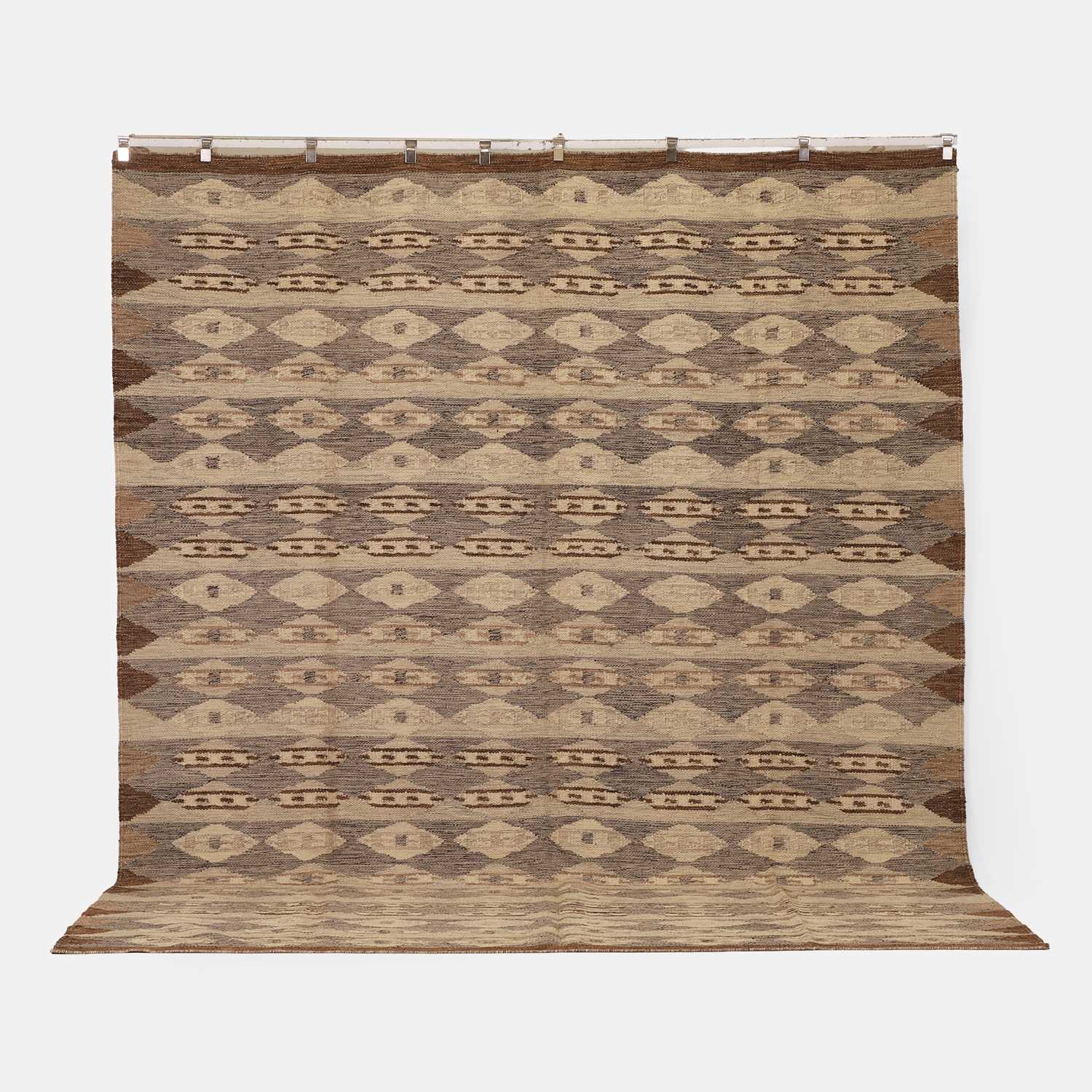 Lot 427 - A Scandinavian-style flat-weave kilim
