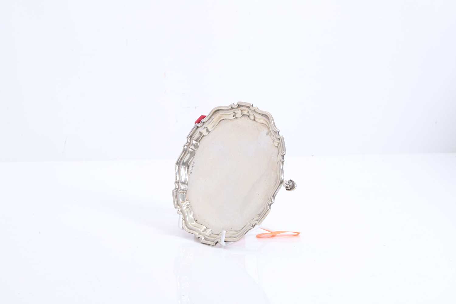 Lot 11 - A silver waiter