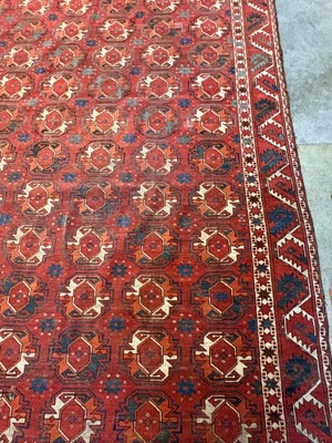 Lot 422 - A large Tekke type carpet