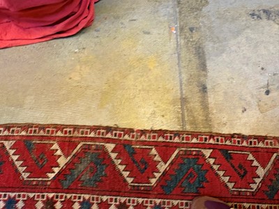 Lot 422 - A large Tekke type carpet
