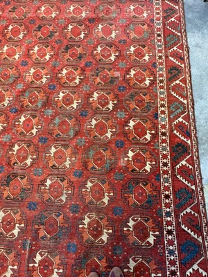 Lot 422 - A large Tekke type carpet