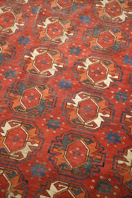 Lot 422 - A large Tekke type carpet