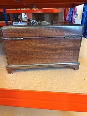 Lot 310 - A George II mahogany tea chest