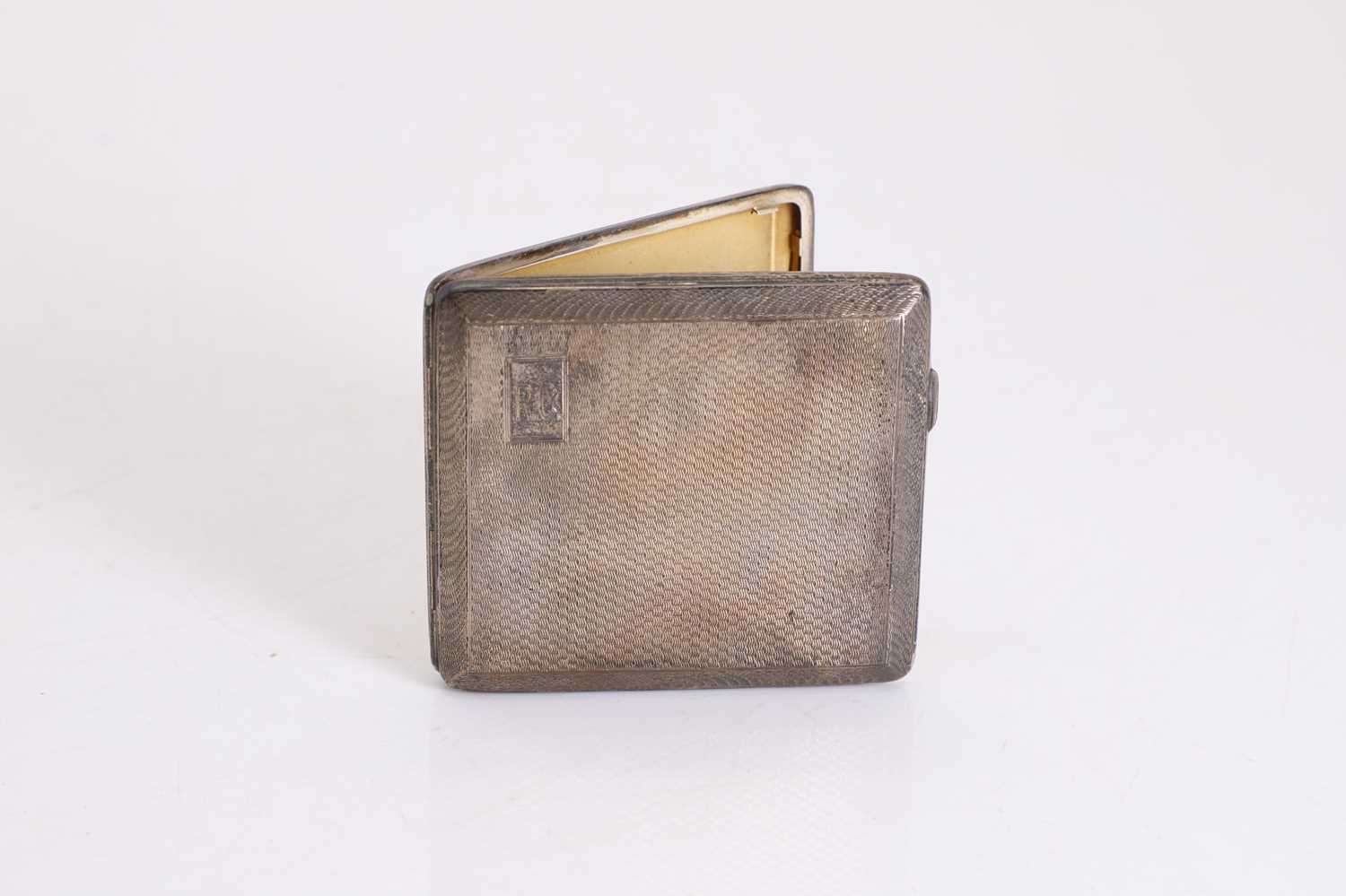 Lot 1 - A silver cigarette case