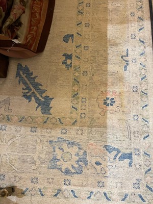 Lot 37 - An Oushak wool carpet
