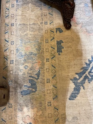 Lot 37 - An Oushak wool carpet