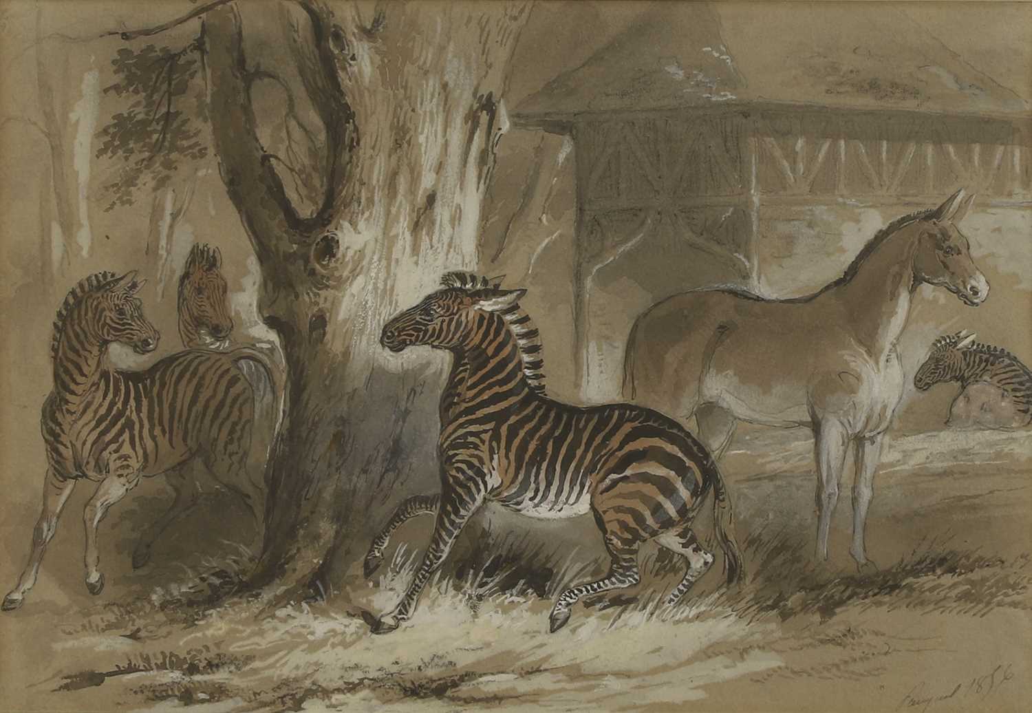 Lot 399 - Louis Vincent Fouquet (French, 1803-1869)